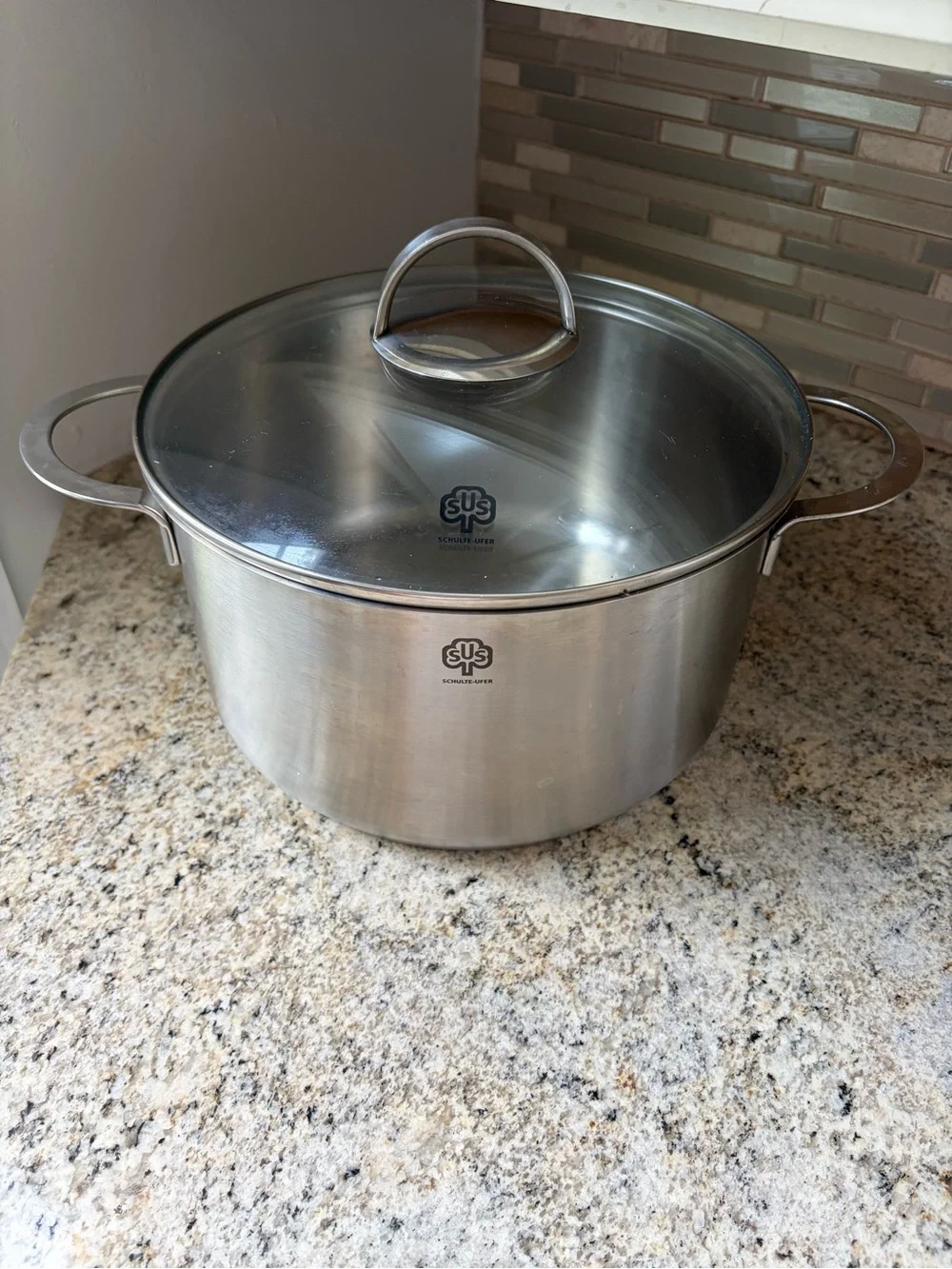 Schulte-Ufer Stainless Steel 4 Quart Pot with lid